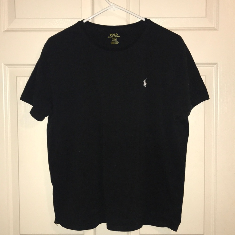black polo tee